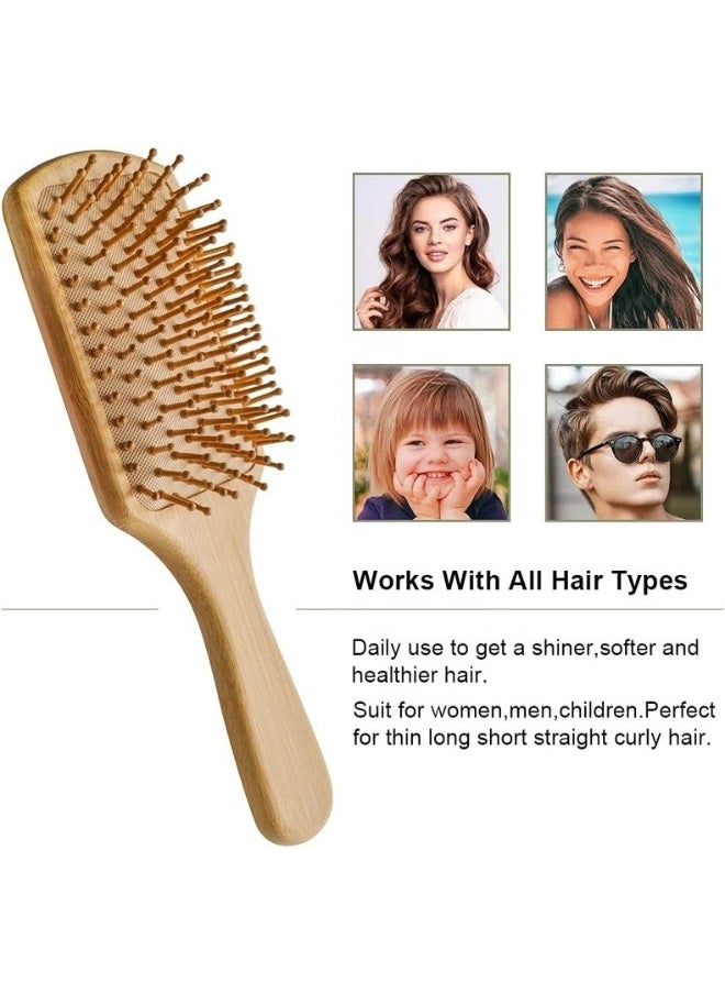 Natural Wooden Bamboo Hair Brush for Detangling and Scalp Massage for Long Curly Short Thick Hair for Women Kids Men - pzsku/Z2B63F98AA6C01AF8C851Z/45/_/1724239395/48c6e478-fb2e-48c8-a3b0-ef4741265e2e