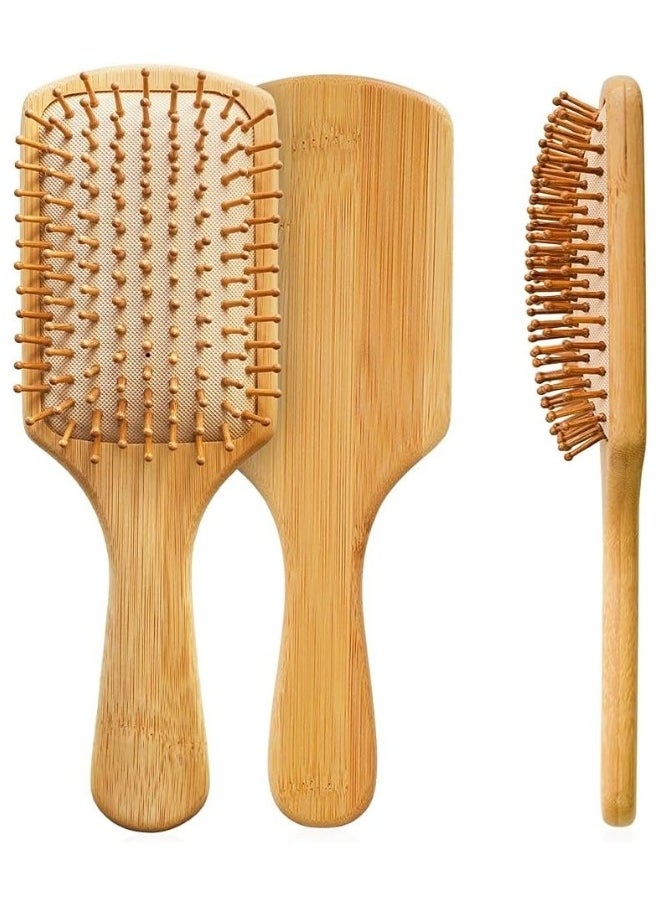 Natural Wooden Bamboo Hair Brush for Detangling and Scalp Massage for Long Curly Short Thick Hair for Women Kids Men - pzsku/Z2B63F98AA6C01AF8C851Z/45/_/1724239428/c0adea3c-b7d2-4bf8-80dd-a8f507a08626