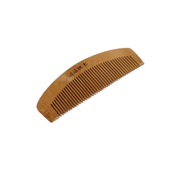 Neotea Neem Wooden Comb | Comb for Hair Growth for Men & Women, Dandruff Control, Frizz-Free Shine | Unisex Beard & Hair Styling | Kachi Neem Wood, Wide & Fine Tooth, Suited For All Hair Types pack of 1 - Image 2