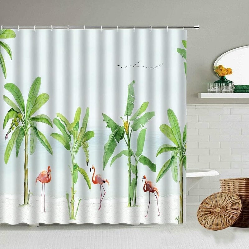 Bathroom Bathtub Shower Curtain Waterproof Antibacterial, Stylish Random Design Bath Curtain with Unique Colors, Durable Mold Resistant Bathroom Shower Liner for Splash Protection - Image 3