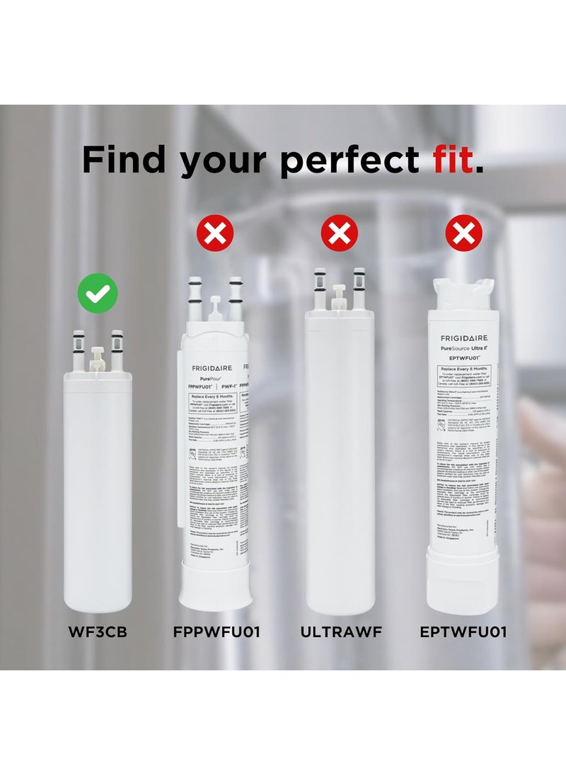 FRIGIDAIRE Frigidaire WF3CB Puresource3 Refrigerator Water Filter White 1 Count Pack of 1  - Image 3