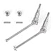 HAIBOXING 118 RC Cars Spare Parts Metal Front Universal Shafts Metal Diff Cups Pins Lock Nut M3 M1884 Apply to 2021 New Version 18859A 18859 18858 18868 M1883 M1903 - Image 4