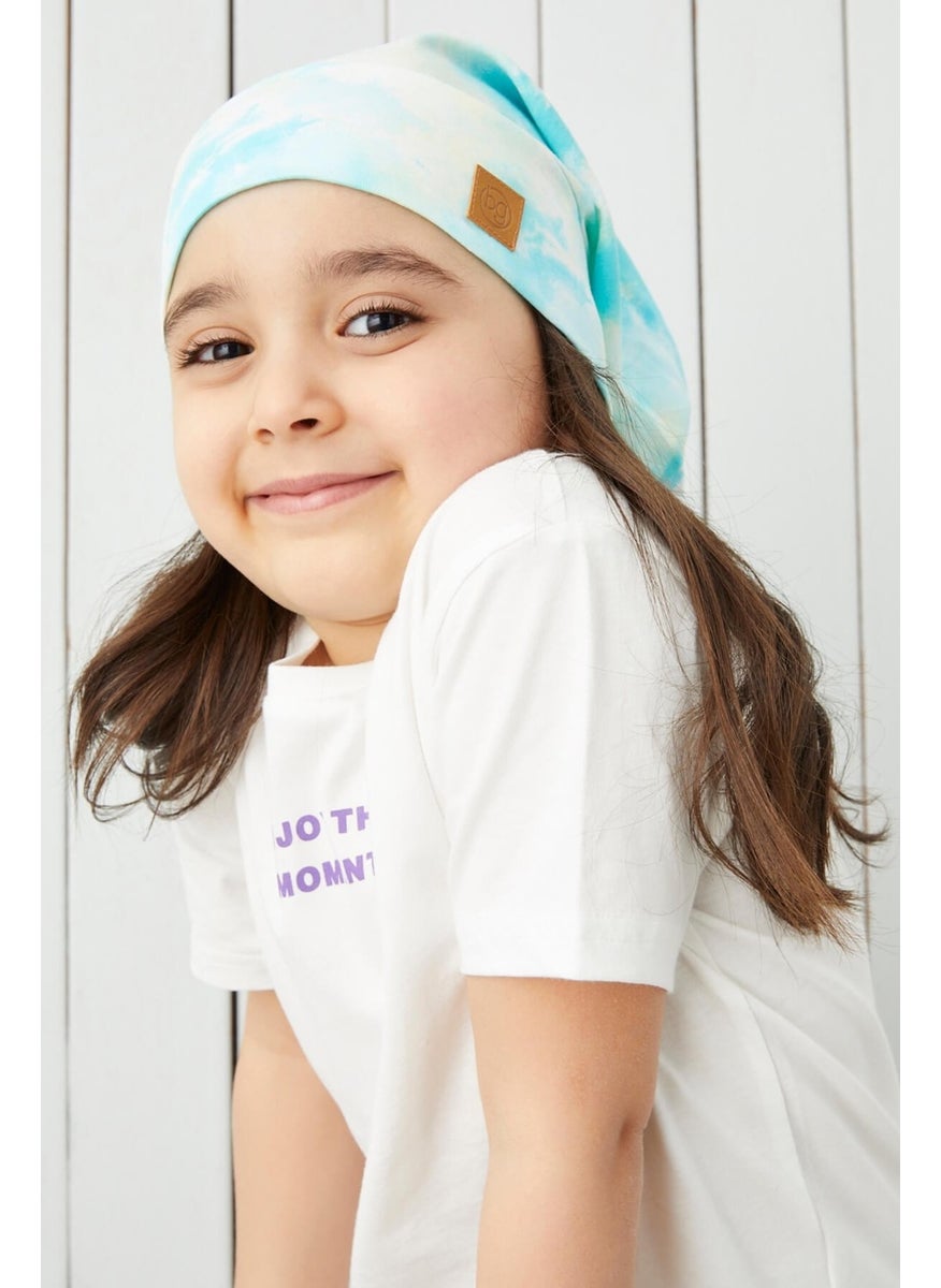 Babygiz Girl Child Batik Nature Yarn 4 Seasons Hat Beanie Buff Soft Combed Cotton  - Image 3