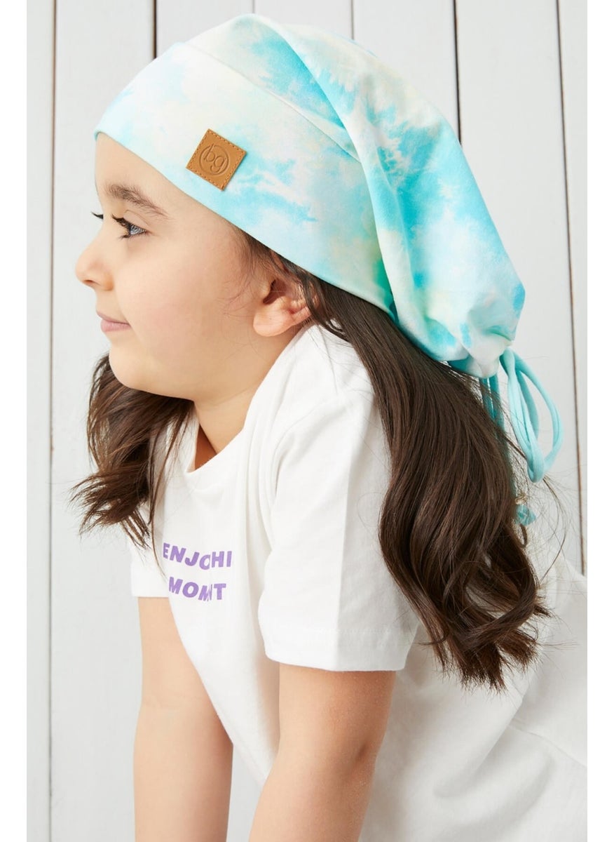 Babygiz Girl Child Batik Nature Yarn 4 Seasons Hat Beanie Buff Soft Combed Cotton  - Image 1