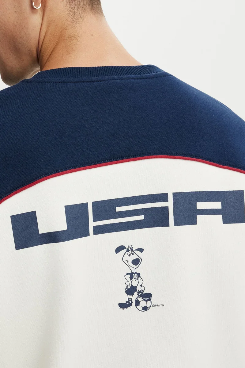 Cotton On  FIFA BOX FIT CREW SWEATER for Men | Best Price UAE