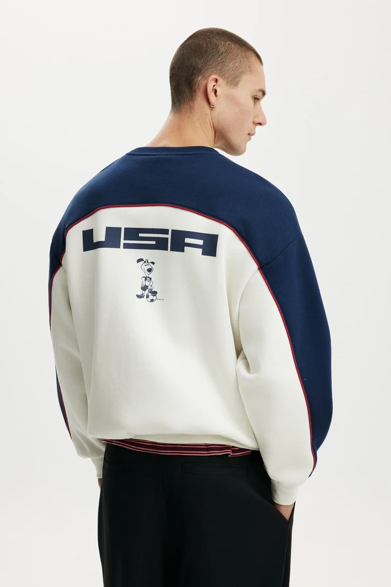 Cotton On  FIFA BOX FIT CREW SWEATER for Men | Best Price UAE