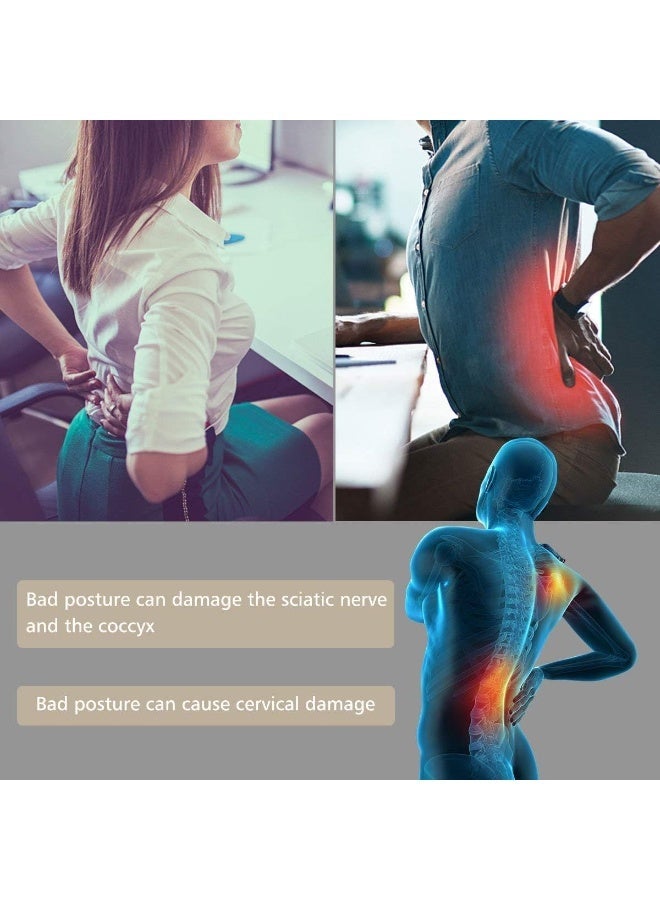 rayihni Inflatable Travel Pillow for Airplane, Neck Air Pillow for Sleeping to Avoid Neck and Shoulder Pain, Support Head and Lumbar, Used for Airplane, Car, Bus and Office (Black) - Image 3