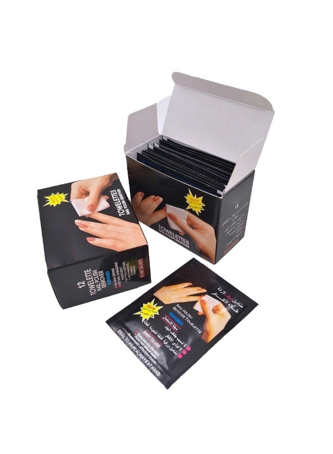 LAYL Nail Polish Remover Wipes - 12 wipes - Image 2
