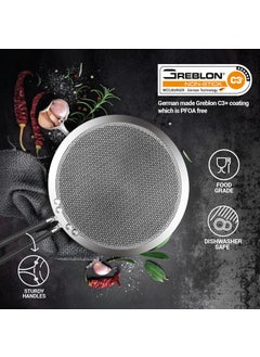 MILTON Pro cook MILTON Pro cook Triply Hexa Tech Induction Stainless Steel Concave Tawa26 cmSilverHoneycomb NonStick StructureSturdyHandleFood GradeFlame Hot Plate SafeMetal Spoon Friendly3 Years Warranty  - Image 4