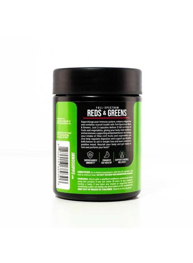 InnoSupps Full Spectrum Reds & Greens | PhytoServ, 2 Servings of Fruits + Veggies Per Serving, Spirulina, Chlorella, Antioxidants, - Image 3