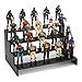 DisplayMore 375 inch Action Figure Riser Display Shelf4 Tier Stand Base with PEG For 118 inch Scale Action figure Organizer and Storage Compatible with 118 Scale Vintage Star Wars Gi Joe Figures Toy Fit For 375 inch Vintage SWGI JOEBlack - Image 3