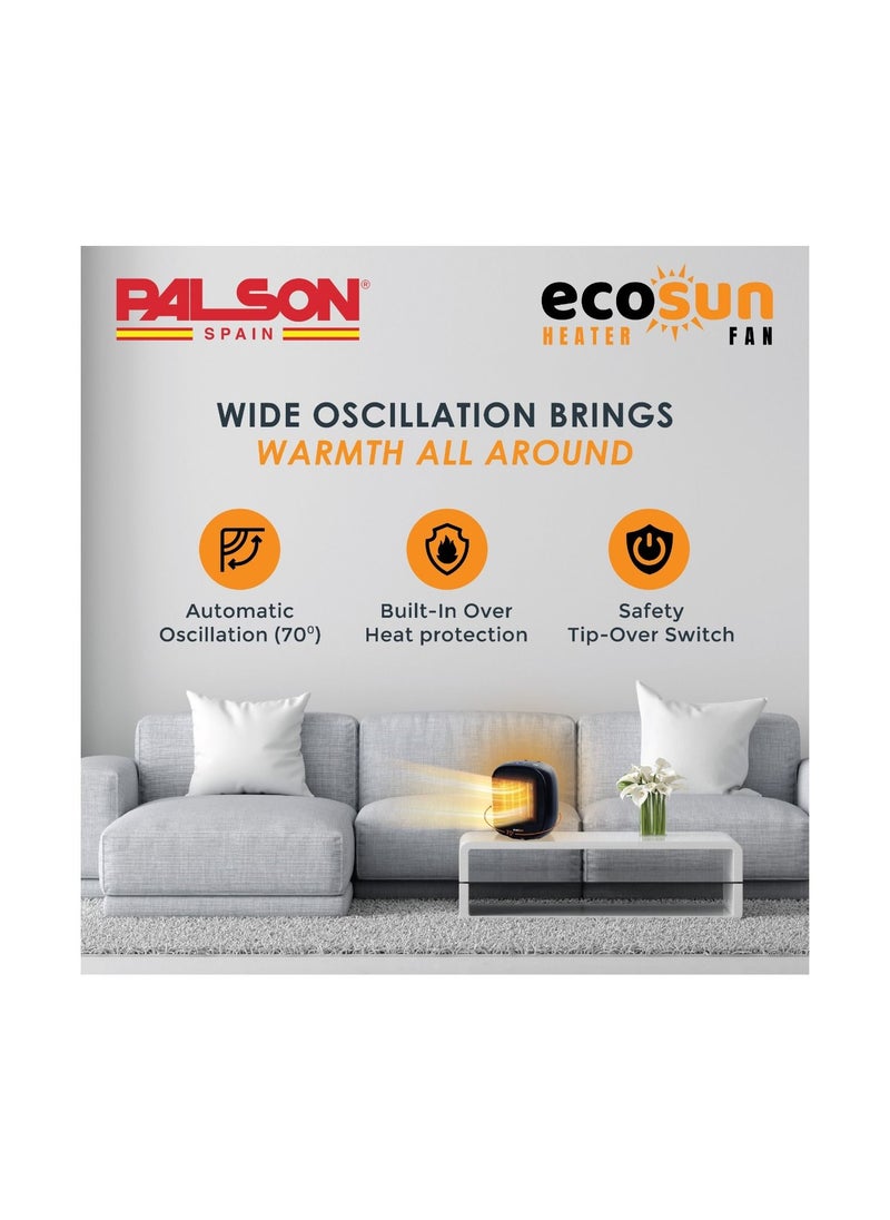 PALSON PALSON Ecosun Fan Heater 1500W  - Image 2