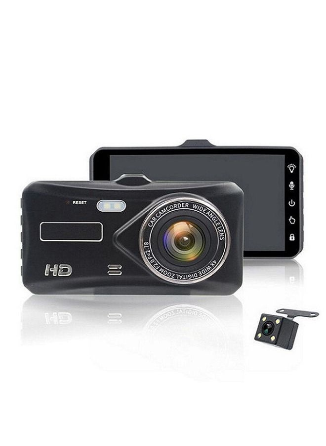 4LCD Touch Screen Driving Recorder 1080P Dual Lens vehicle blackbox DVR