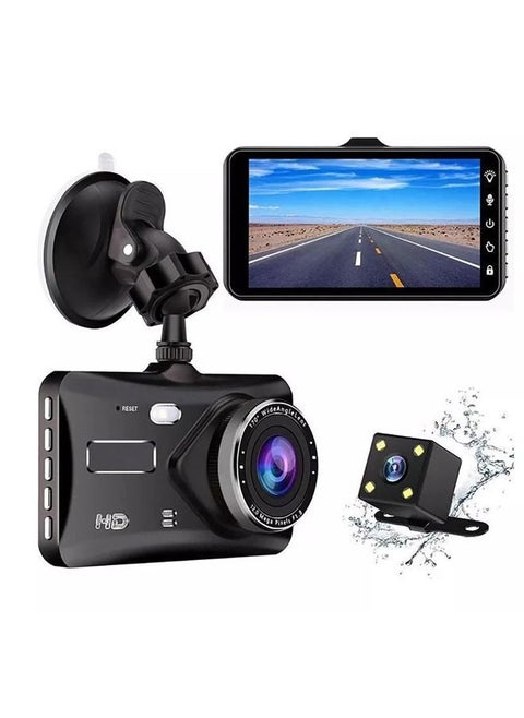 4LCD Touch Screen Driving Recorder 1080P Dual Lens vehicle blackbox DVR