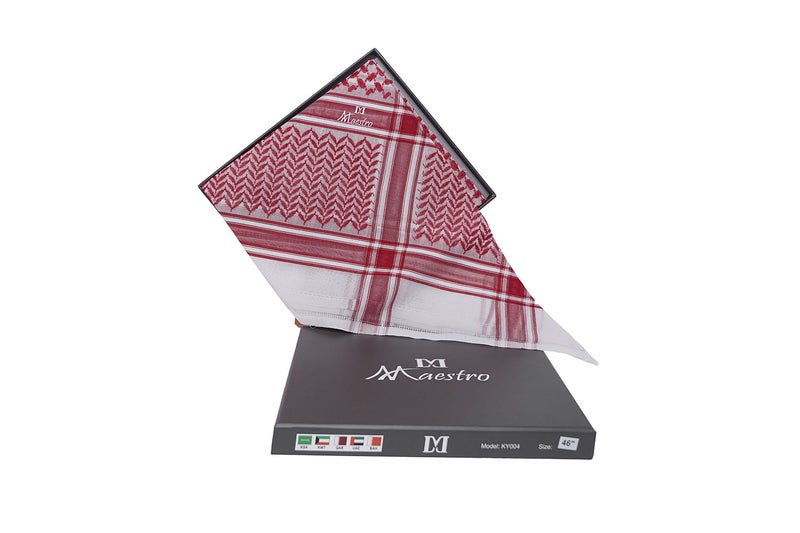 Maestro Shemagh Maestro AlShababi red KY004 - Image 2