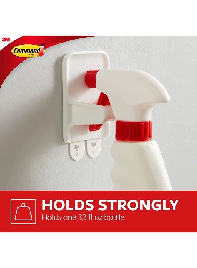 Command Spray Bottle Hanger with 2 Straps White 17.2 x 9.8 x 4.4 cm UU011300173  - Image 3