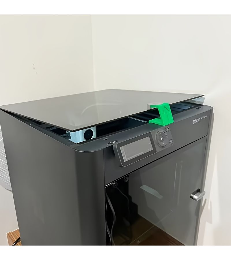 دعامة رفع التبريد باللون الأخضر ثلاثية الأبعاد للطابعة لتغطية الزجاج P1S X1C - Image 4