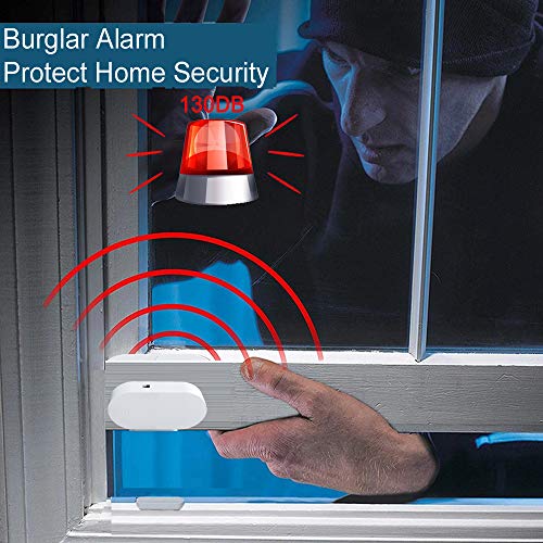 EverNary Door Window Alarm,125dB Pool Magnet Sensor Alert for Kids Safety,3Pcs Burglar Alarm for Home Security - Image 3
