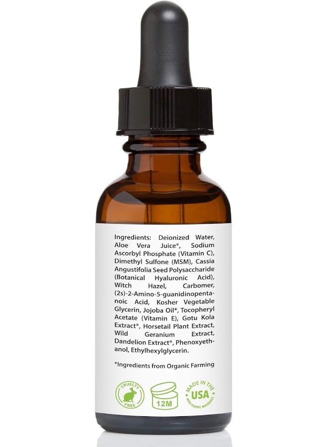 Amara Beauty Amara Organics Vitamin C Serum for Face 20% with Hyaluronic Acid and Vitamin E - Image 5