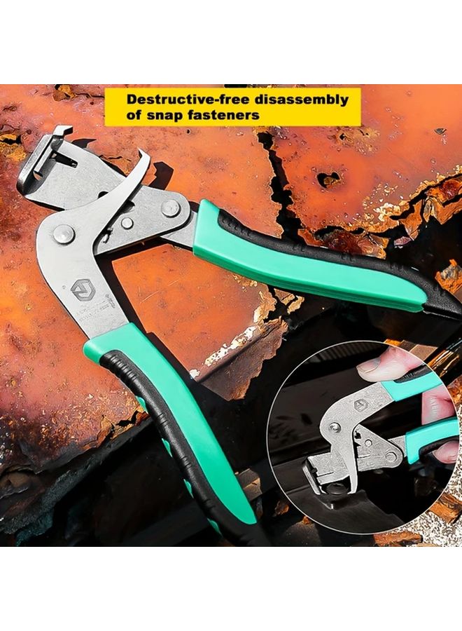 Heavy Duty Car Snap Pliers With Non Slip Grip Professional Tool For Removing Fasteners And Rivets Ergonomic Handle Ideal For Cars Trucks Motorcycles Boats Vehicle Maintenance And Automotive Repair - Image 1