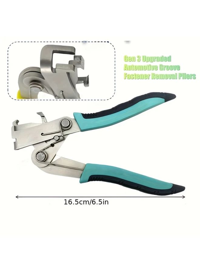Heavy Duty Car Snap Pliers With Non Slip Grip Professional Tool For Removing Fasteners And Rivets Ergonomic Handle Ideal For Cars Trucks Motorcycles Boats Vehicle Maintenance And Automotive Repair - Image 2