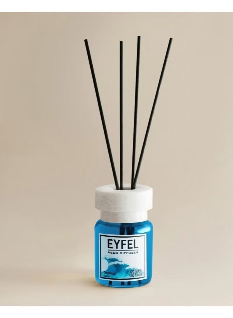 EYFEL Ocean Reed Diffuser, Blue, 120ml - Image 1