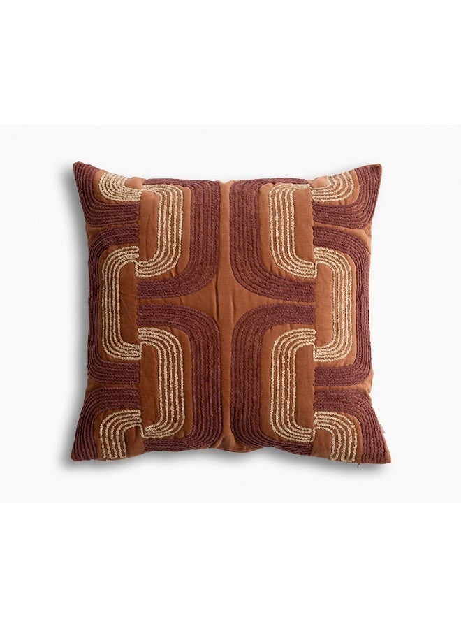 2XL Home Cal Cushion Cover Rust/Burgundy - Image 3