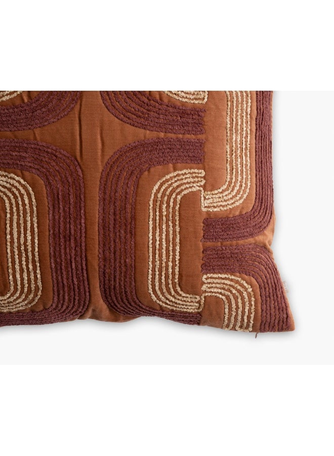 2XL Home Cal Cushion Cover Rust/Burgundy - Image 2