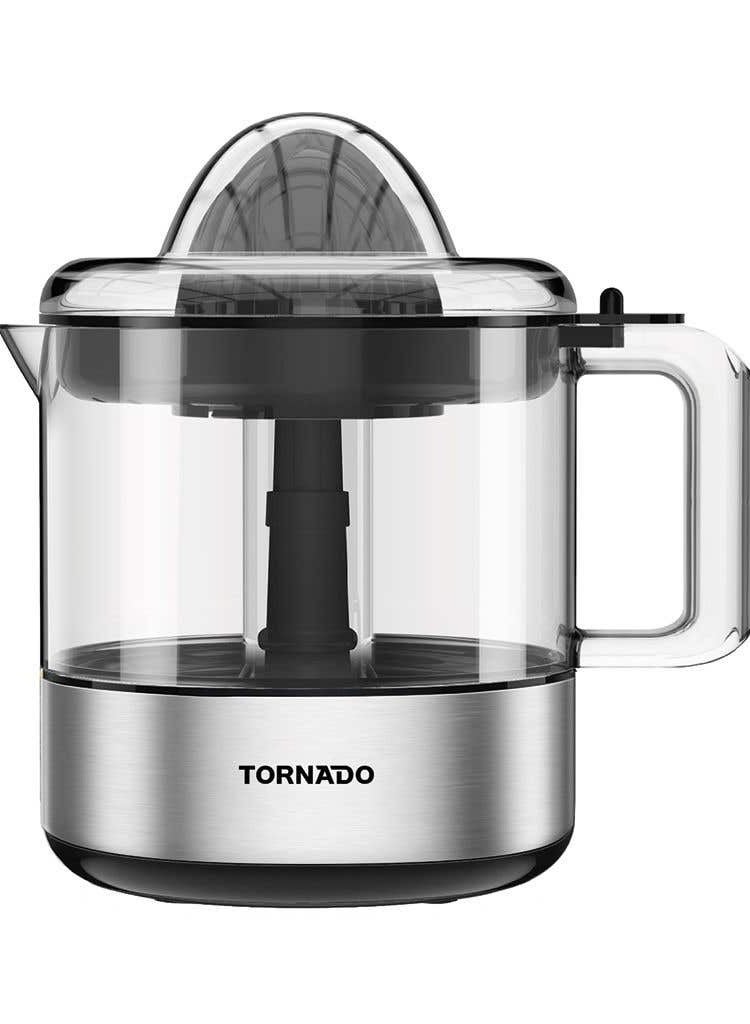 Tornado CJ-30TL Electric Juicer, 30 Watt, 0.8 Liter - Black Silver