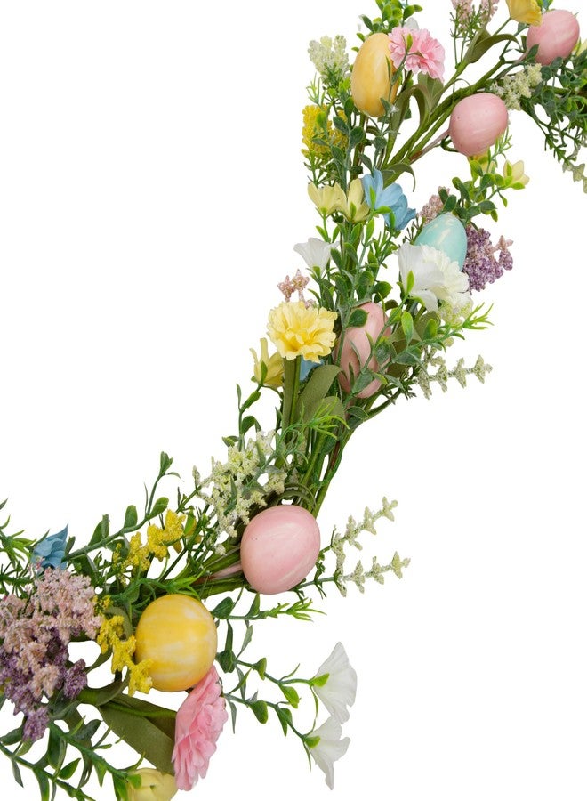 VGIA 6Ft Easter Egg Garland Easter Decorations Spring Flower Garland for Mantle Gifts Home Decor Wall Window Table - Image 3