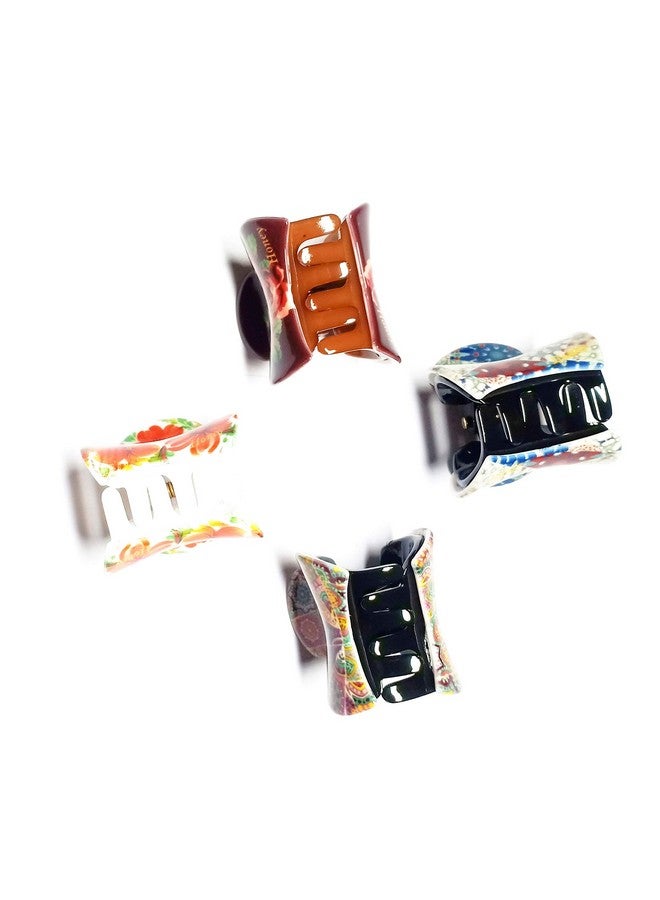 Drishti Plastic Hair Clutcher Claw Clip For Women (Medium) PACk Of 6 - Image 3