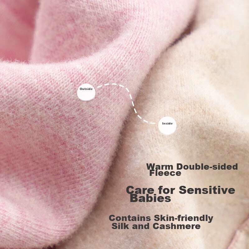 JD Jing Zao Jiusuiban Children's Warm Pants, Girls' Autumn And Winter Mid-Thick Fleece-Lined Pants with Cashmere And Silk Cotton, for Older Children's Thermal Underwear - Image 5