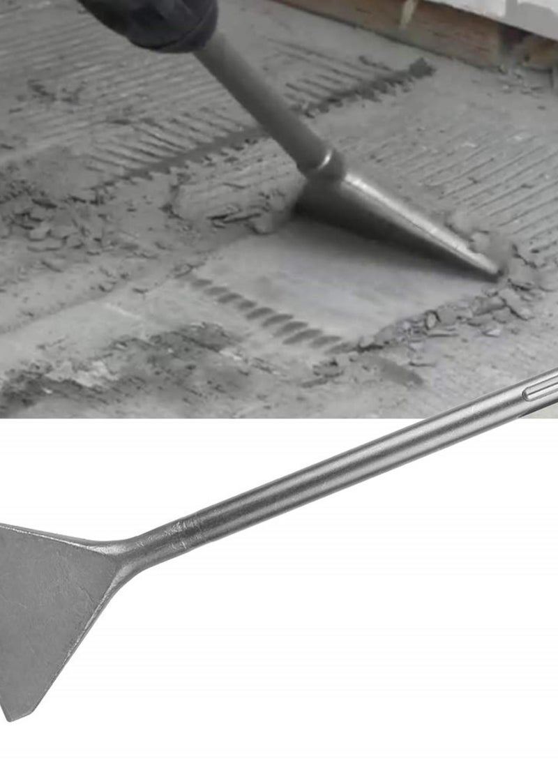 GGOOT Latest Scaling Chisel,Alloy Steel Thinset Removal Bit Hand Tool Heavy‑Duty Hardware Accessory - Image 3