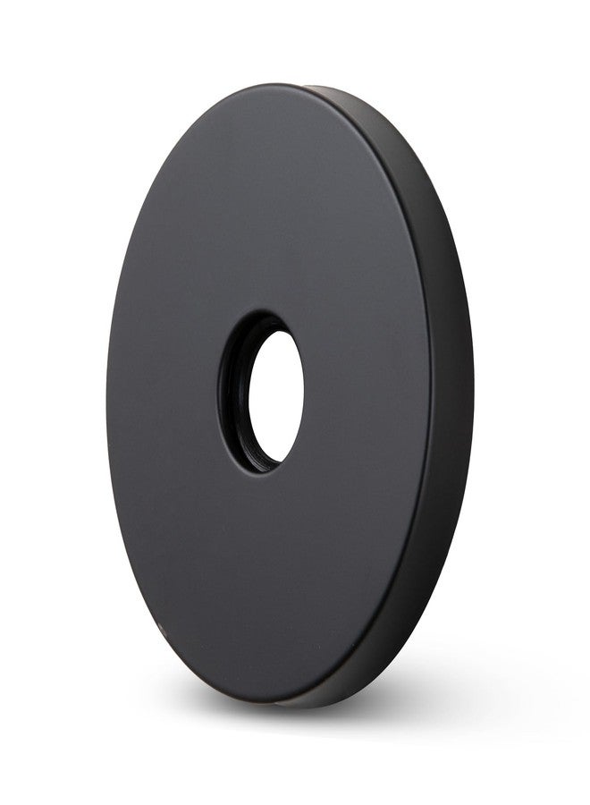 OFFO Extra Large Shower Arm Flange 3.5" in Outer Diameter Replacement Shower Head Arm Escutcheon Plate Suitable for Most Brands Shower Head Arms, Matte Black - Image 1