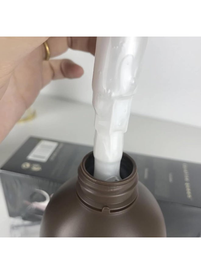 Keratine queen Moisturizing Protein Brazilian Professional Treatment for Repair, Nourishment & Beauty. SHAMPOO, CONDITIONER, Hair MASK and Hair SYRUM. Full Set 4 - Image 3