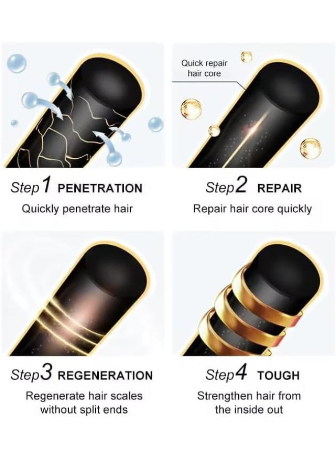 Keratine queen Moisturizing Protein Brazilian Professional Treatment for Repair, Nourishment & Beauty. SHAMPOO, CONDITIONER, Hair MASK and Hair SYRUM. Full Set 4 - Image 4