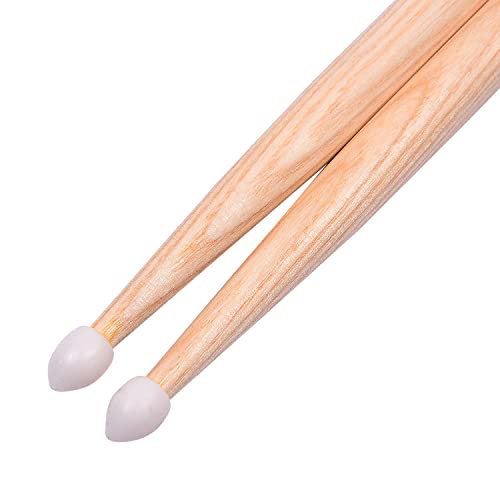 Kadence Classic Drum Sticks Hickory Wood, Nylon Tip For Kids, Begginers and Adults (5A) - Image 3