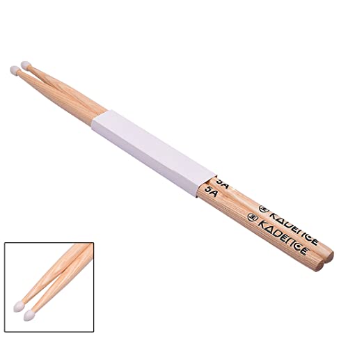 Kadence Classic Drum Sticks Hickory Wood, Nylon Tip For Kids, Begginers and Adults (5A) - Image 2