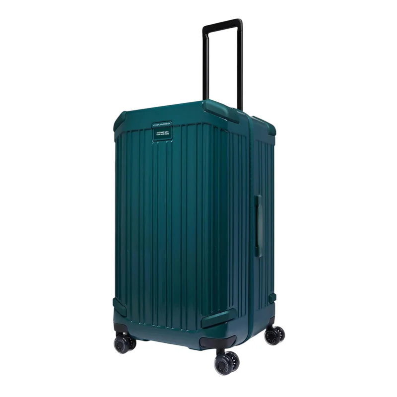 بيكوادرو حقيبة سفر Piquadro BV6699POP ترنك مقاس 29 بوصة | حقيبة شحن بهيكل صلب من البولي كربونيت (PC) مع قفل TSA و4 عجلات مزدوجة دوارة