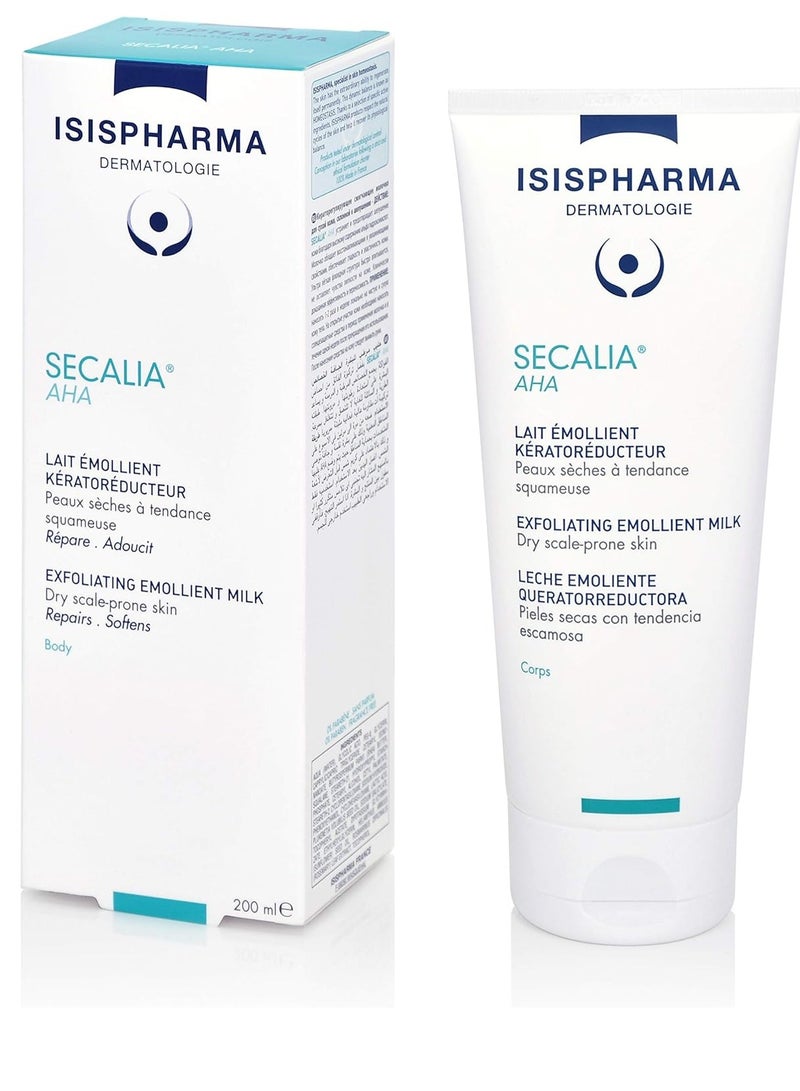 ISIS PHARMA Secalia A.H.A Keratoreducing Emollient Milk, 200 ml - Image 2