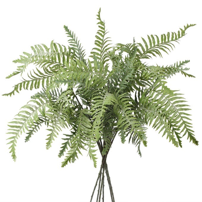 30 ARTIFICIAL BOSTON FERN PLANTS BUSHES FAKE SHRUBS BUSH GREENERY PLANTS FAUX FERN PLANT LARGE FOR OUTDOORS UV RESISTANT GARDEN PLANTS OR HOME OFFICE DESK INDOOR DECOR 3PCS
