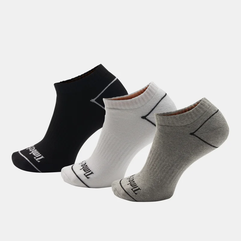 Timberland Mens's Bowden No-Show Socks (3 Pairs)