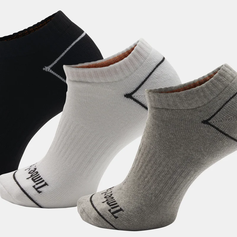 Timberland Mens's Bowden No-Show Socks (3 Pairs)