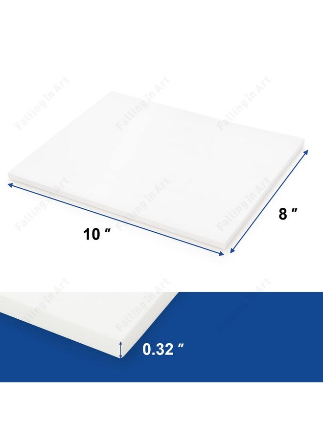 Falling In art - White Rubber Carving Block 8" X 10" Easy Cut Lino Blocks Soft Linoleum Block For Printmaking Stamps Crafts(2 Pack) - Image 1