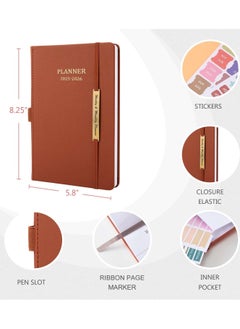 Bukela Planner Notebook 2025-2026, Month Weekly Planner Runs JAN 2025 to JUN 2026, 2025-2026 Planner with Pen Loop, Back Pocket and Stickers, 18 Months Planner, Monthly Planners 2025-2026  - Image 2