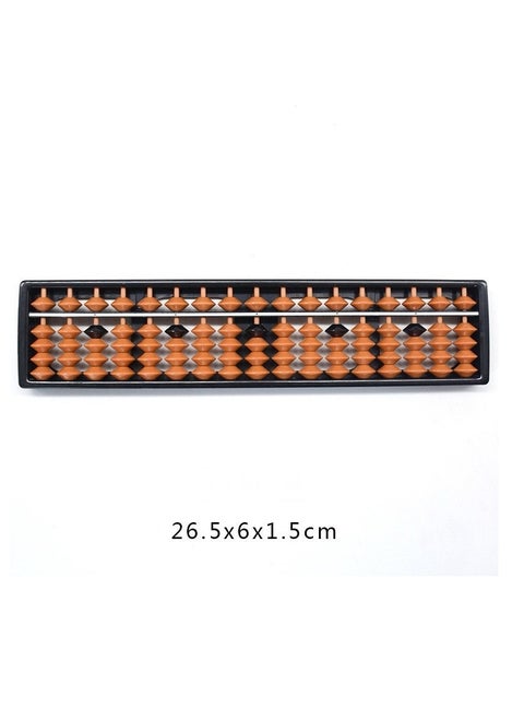 Anti-Skid Educational Mathematical 17 Digit Rod Abacus Soroban Chinese Counting Tool