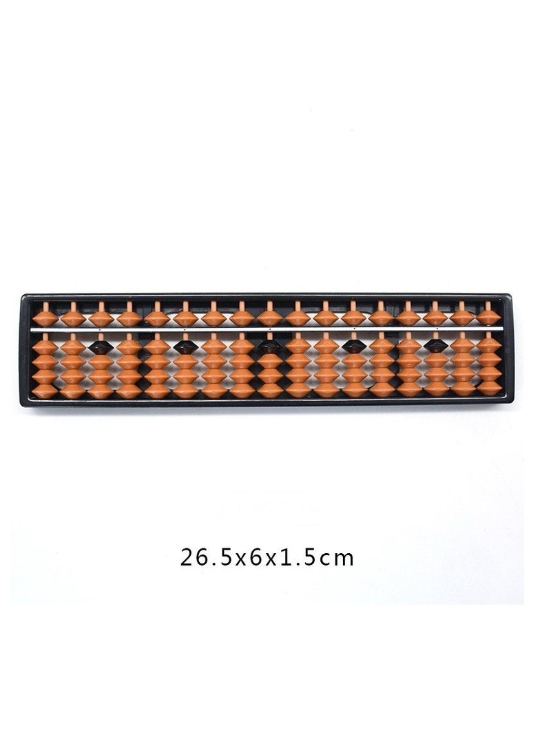 Anti-Skid Educational Mathematical 17 Digit Rod Abacus Soroban Chinese Counting Tool