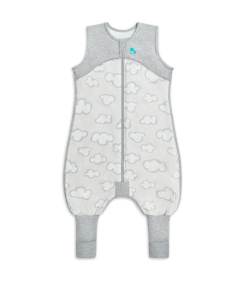 Love To Dream Sleep Suit Organic Cotton, Super Soft, Luxuriously Comfy, Lightweight & Breathable, Sleeveless Wearable Blanket for Sleep & Playtime, Moderate Ideal Temps (24-27°C), 1-2 Y, Daydream Gray - Image 1