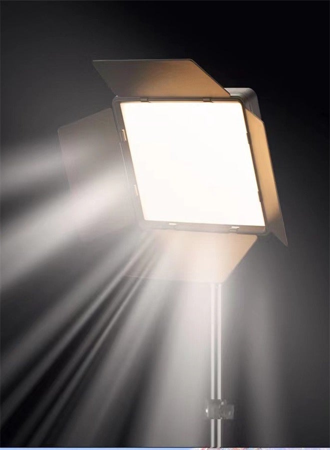 Professional 3 Color LED Video Light for Studio  Product Photography Video Shooting with U Bracket and Barndoor - Image 2
