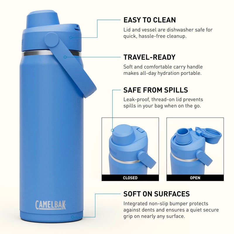 CamelBak Thrive Chug Insulated Stainless Steel Water Bottle Sky Blue  20oz - Image 2